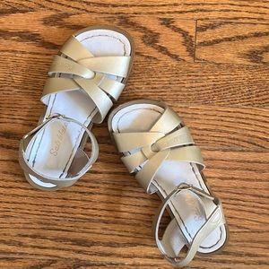 Salt Water Sandals Gold by Hoy 1